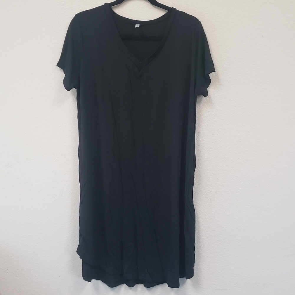 Acting Pro tshirt dress. Black XL